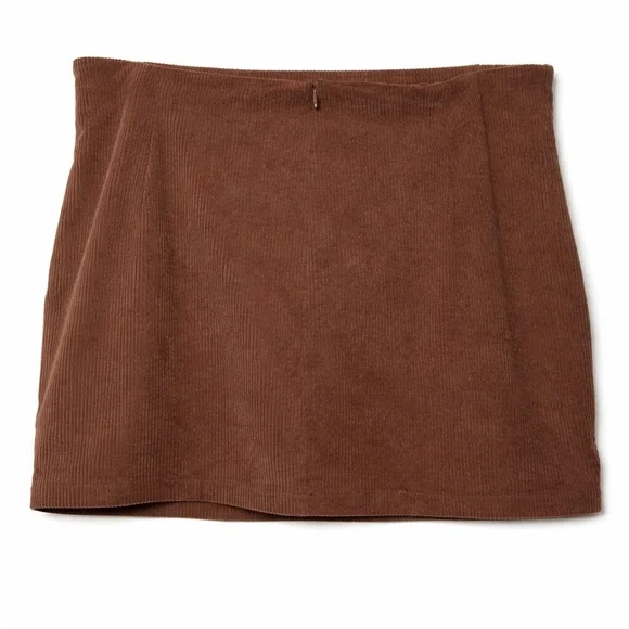 Halara High Waisted 2-in-1 A Line Mini Corduroy Casual Skirt Size XL - Picture 2 of 15